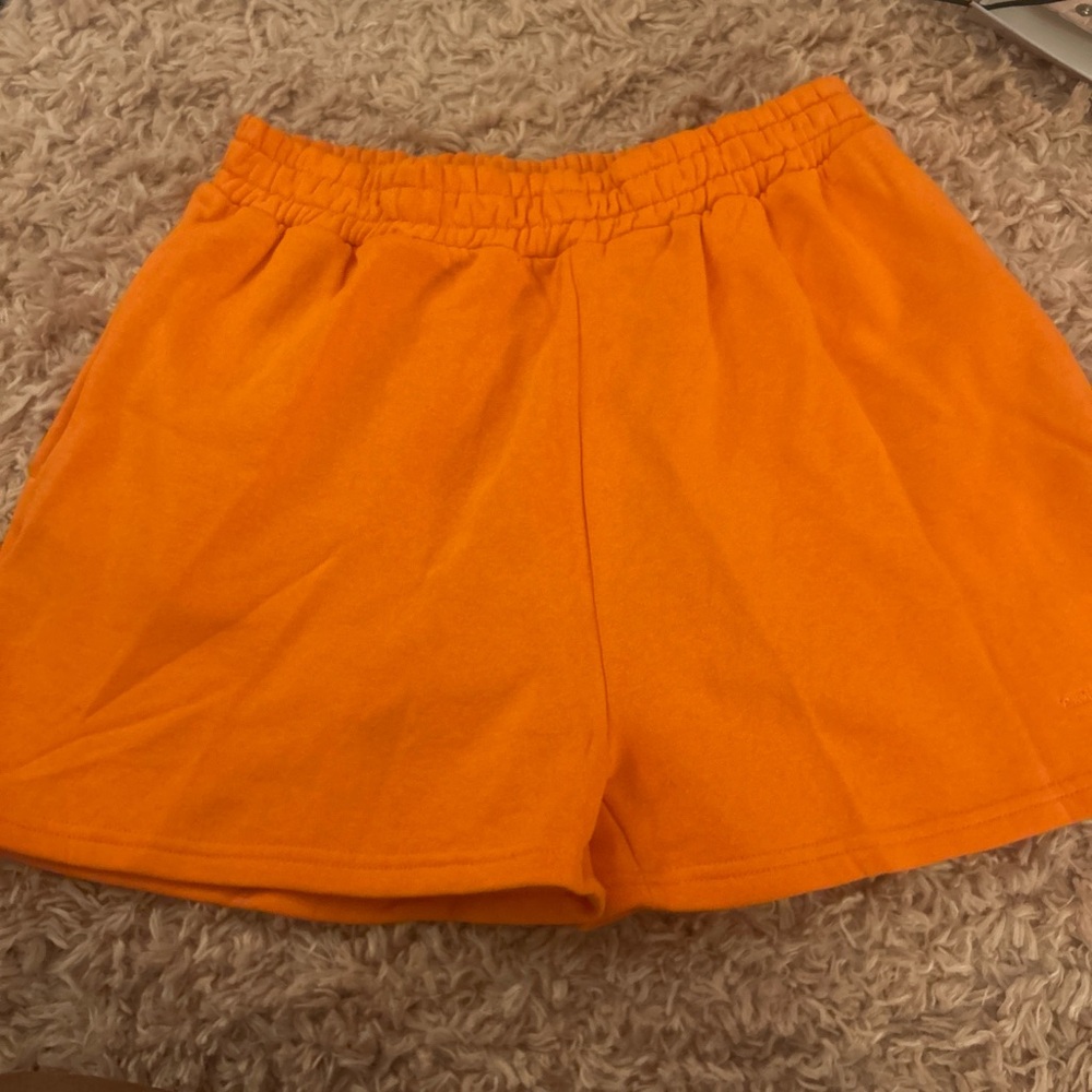 PrettyLittleThing Vibrant Orange Athletic Shorts
